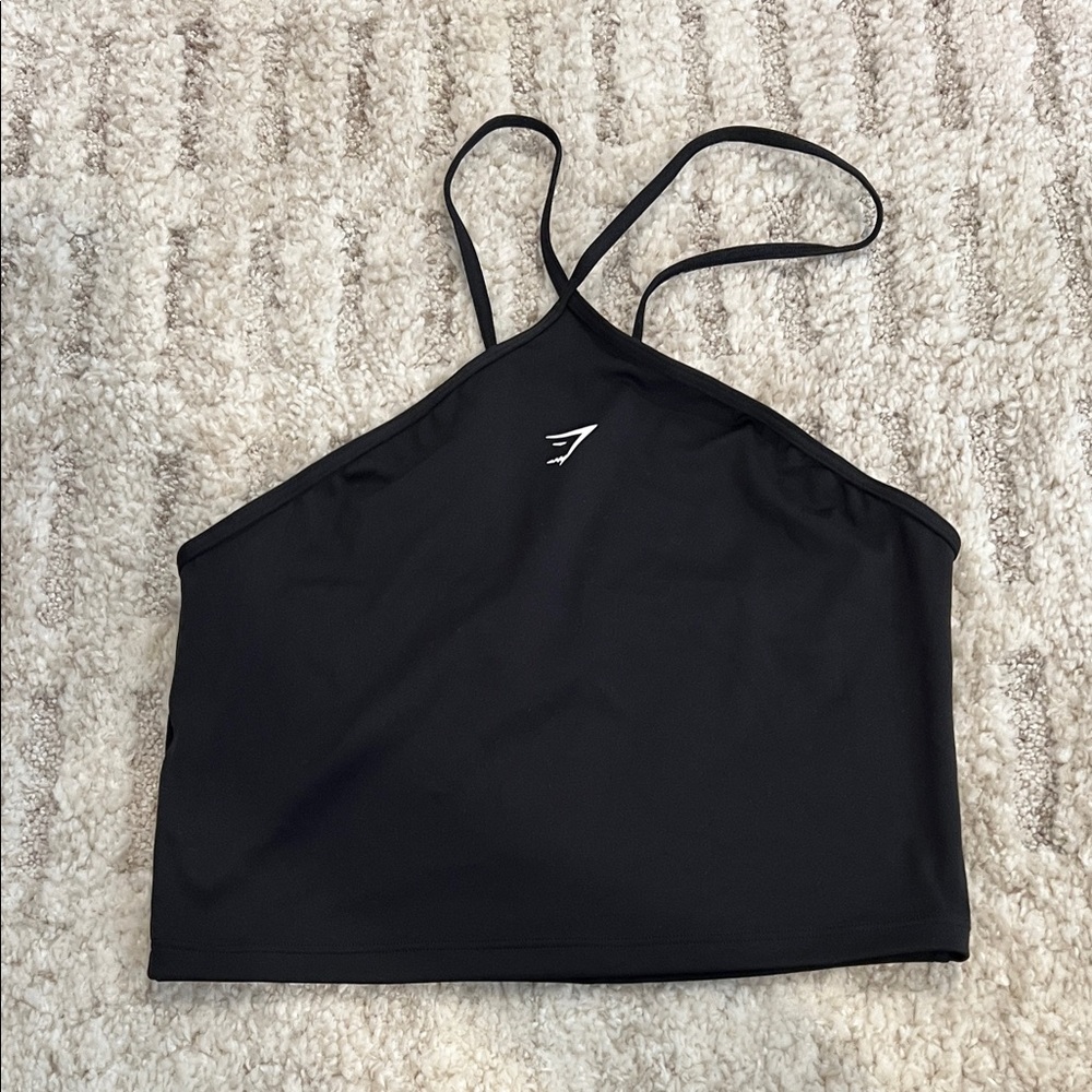 Gymshark Black Strappy Top